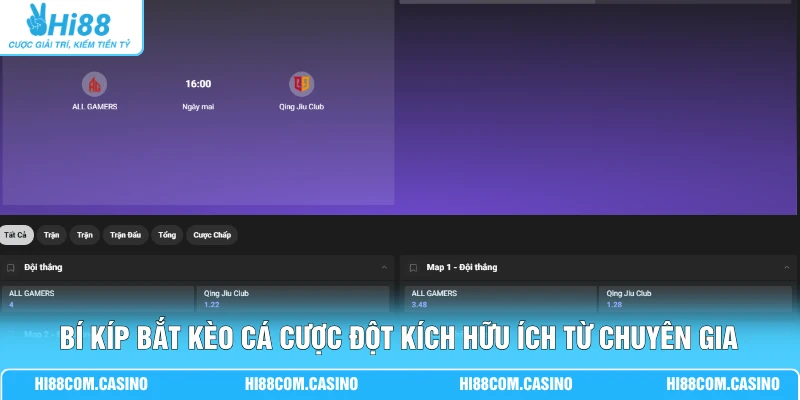 Cá Cược Đột Kích Với 3 Dạng Kèo Nhận Tỷ Lệ Thưởng 1 Ăn 95 Bí kíp bắt kèo cá cược Đột Kích hữu ích từ chuyên gia