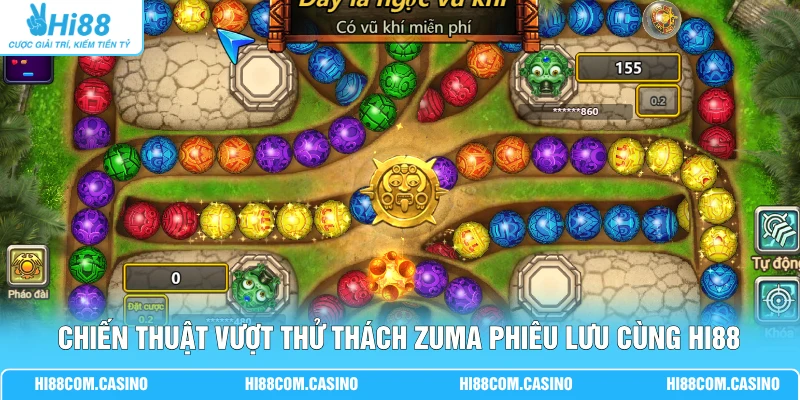 YGR Zuma Phiêu Lưu - Săn Boss Rồng Thần 10000X Tiền Cược Chiến thuật vượt thử thách Zuma phiêu lưu cùng Hi88
