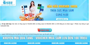 Khuyến Mãi Quà Tặng - Voucher Mua Sắm Lên Đến 100 Triệu