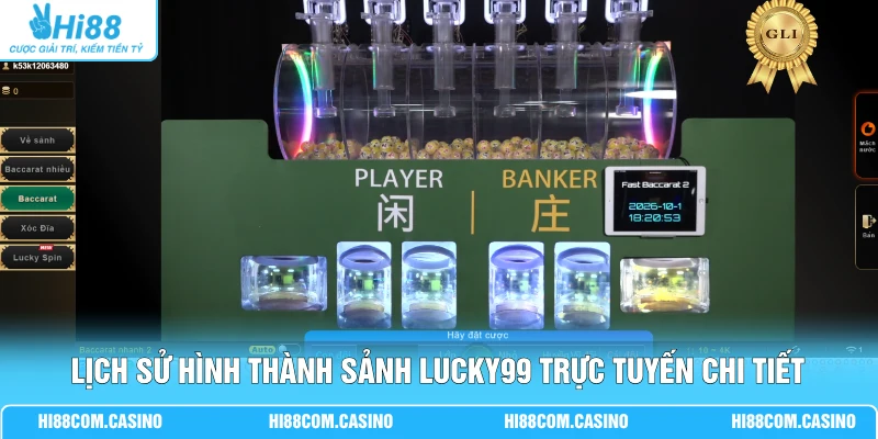 LUCKY99 Trực Tuyến - 100+ Game Và Công Nghệ 4K Hiện Đại Lịch sử hình thành sảnh LUCKY99 trực tuyến chi tiết