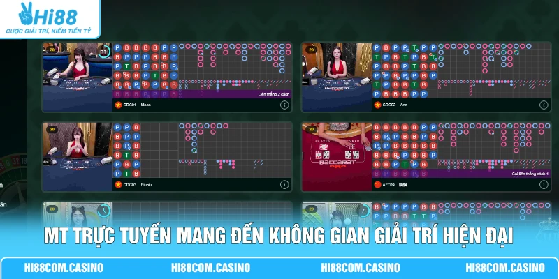 MT trực tuyến mang đến không gian giải trí hiện đại