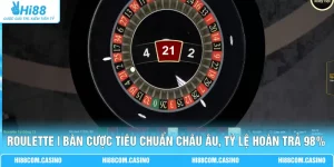 Roulette | Bàn Cược Tiêu Chuẩn Châu Âu, Tỷ Lệ Hoàn Trả 98%