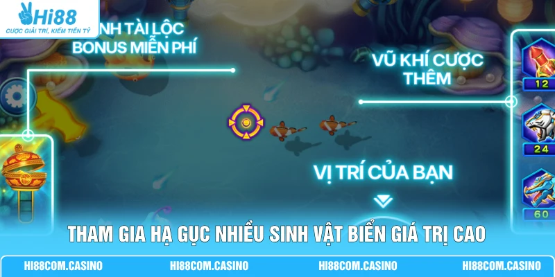 JDB Bắn Cá Thần Tài - Săn Boss Kiếm Tiền Khủng Mỗi Ngày Tham gia hạ gục nhiều sinh vật biển giá trị cao