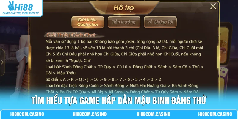 Mậu Binh - Mốc 100K, 500K Và 1 Triệu Có Gì Đặc Biệt? Tìm hiểu tựa game hấp dẫn mậu binh đáng thử